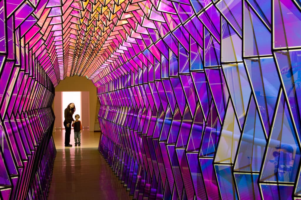 Olafur Eliasson: One-way colour tunnel